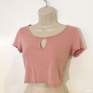 Ten Sixty Sherman Crop Top - Blush Pink